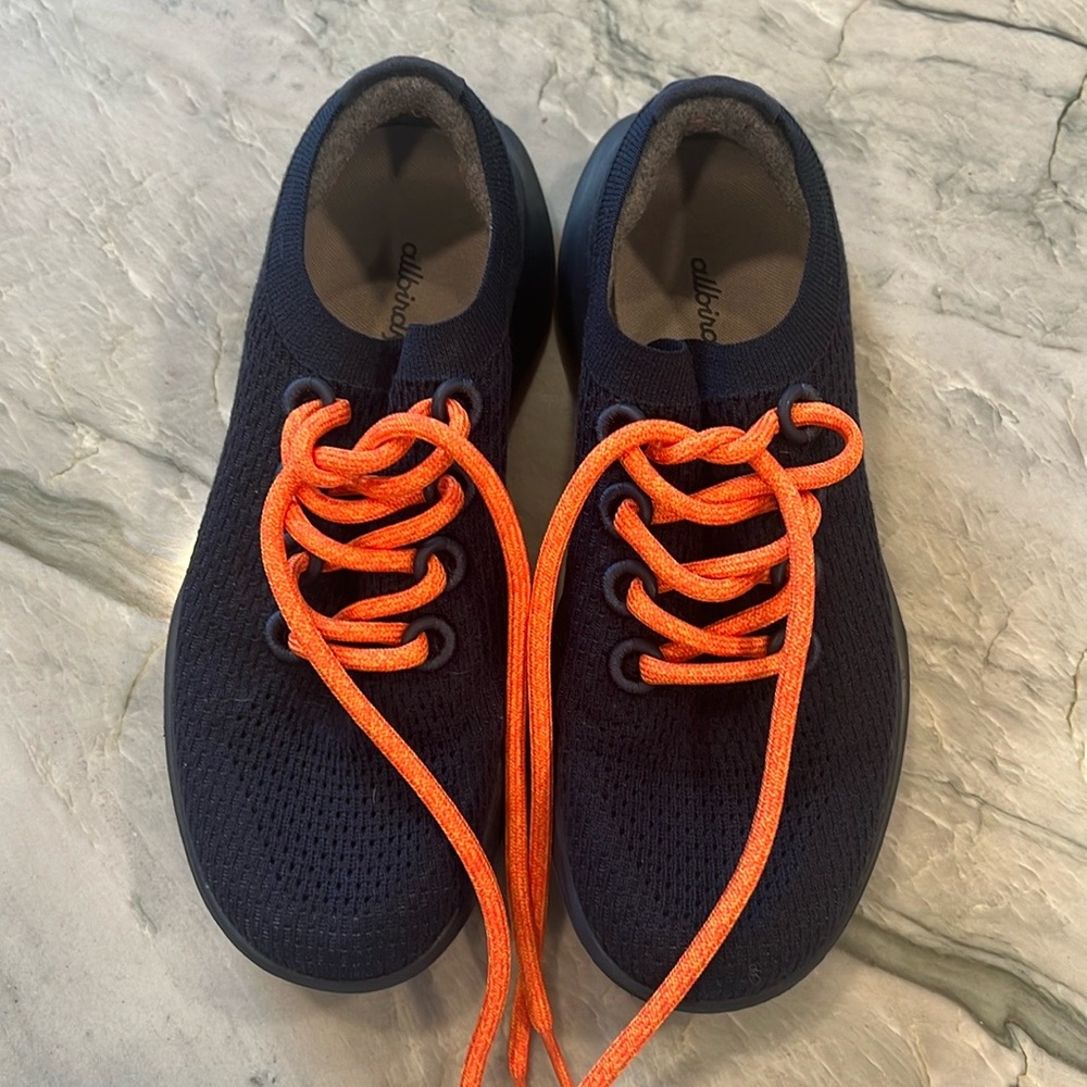 allbirds Tree Dasher Navy Size 9